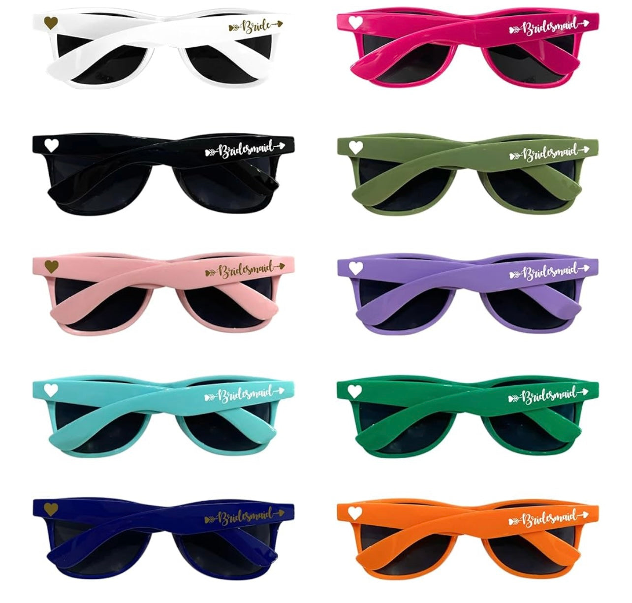 Custom Wedding Sunglasses Bundle
